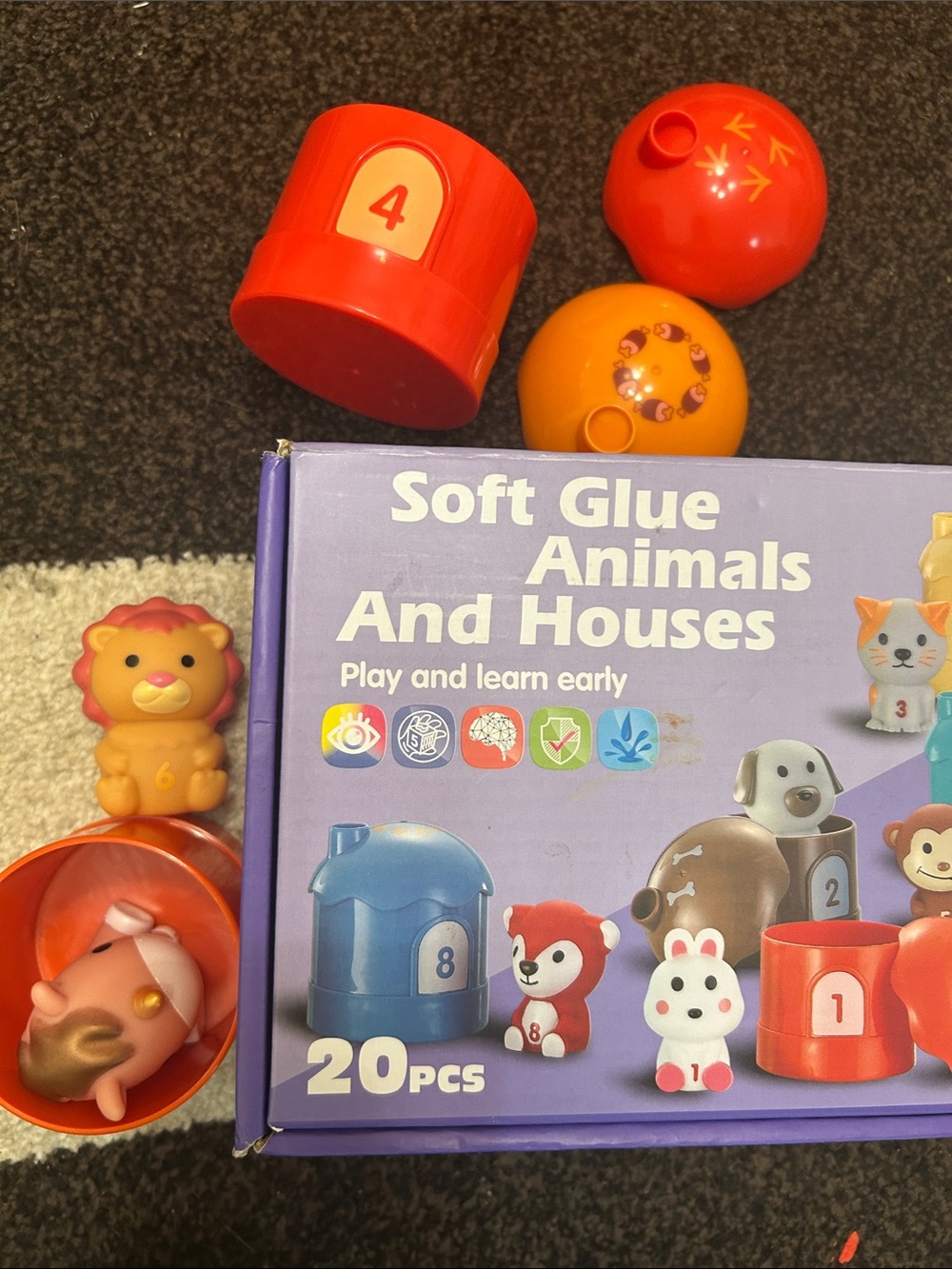 Finger animals with numbers